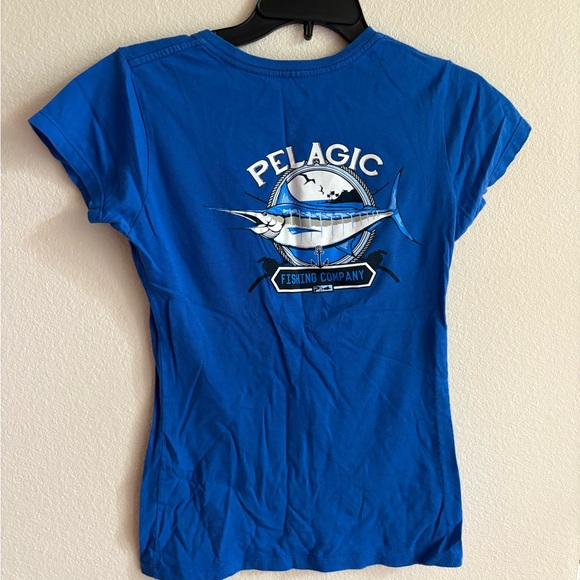 Pelagic Tops - Pelagic Ocean Blue Fishing Tee
